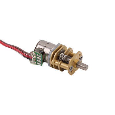 8mm Mini PM Stepper Motor With 10mm*8mm Gearbox 18 Degree Step Angle D-Axis Or M3 Screw