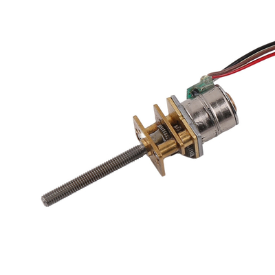 M3 Screw Shaft 2 Phase 10mm Mini Gear Type Stepper Motor 18 Degree Step Angle