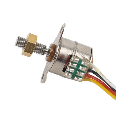 10mm Mini Stepping Motor 2 Phase 4 Wire Stepper Motor With Copper Nut Applied To Precision Medical Equipment