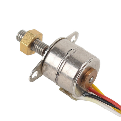 10mm Mini Stepping Motor 2 Phase 4 Wire Stepper Motor With Copper Nut Applied To Precision Medical Equipment
