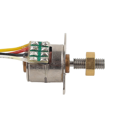 10mm Mini Stepping Motor 2 Phase 4 Wire Stepper Motor With Copper Nut Applied To Precision Medical Equipment
