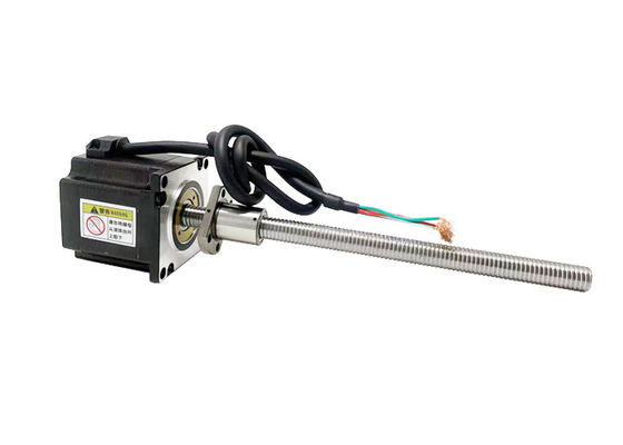 ネマ 23 57mm ハイブリッドボールスクリューステップモーター 1.8°ステップアングル 4 メディカル診断機器のためのリードワイヤー