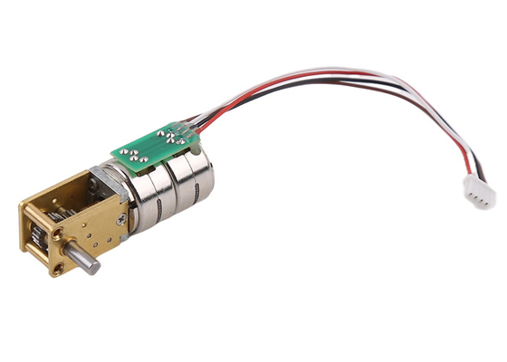 マルチギア比 15mm ワームギアボックス付きのダブル減速ステップモーター