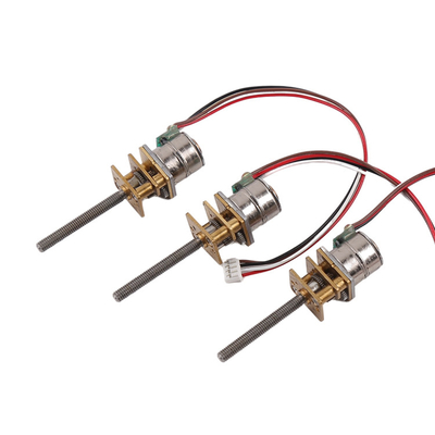 M3 スクロールシャフト 2相 10mm ミニギアタイプステップモーター 18度 ステップアングル