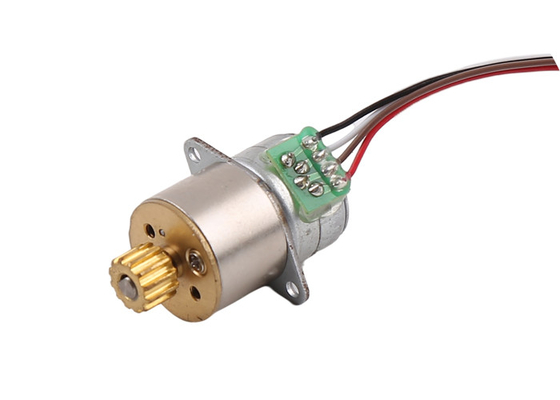 Diameter 15mm 12 V Gearbox Stepper Motor High Torque Low Speed Gear Ratio 1:10~1:350