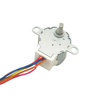 24mm 24BYJ48 単極4相864:1 格子付き減速機 ステップモーター