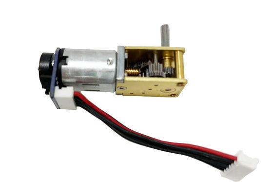 12mm金属直角ギアボックス、N20DCギアモーター3V 6V 12V、エンコーダー付き、小型DCギアモーター、電子ロック用DC電気ブラシモーター